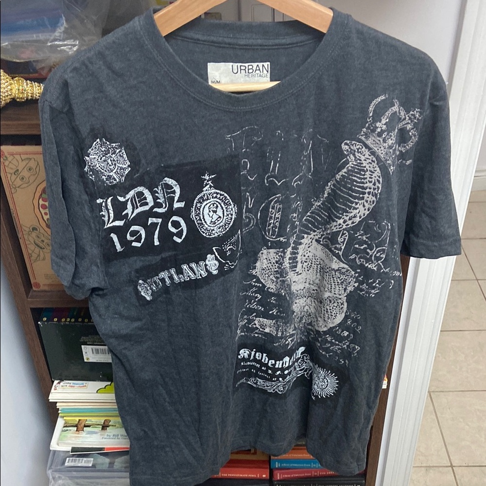Urban Heritage Dark Gray Graphic Tee